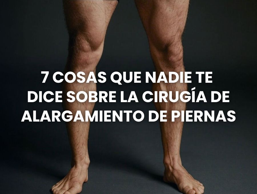 7 cosas que nadie te dice sobre la cirugía de alargamiento de piernas